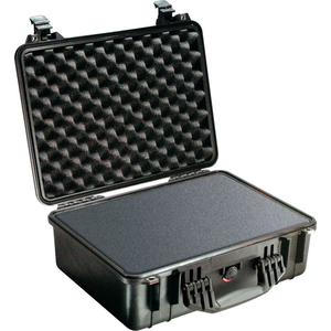 1520 WATERTIGHT MEDIUM CASE WITH FOAM 19-3/4" X 15-3/4" X 7-7/16", BLACK by Pelican Products