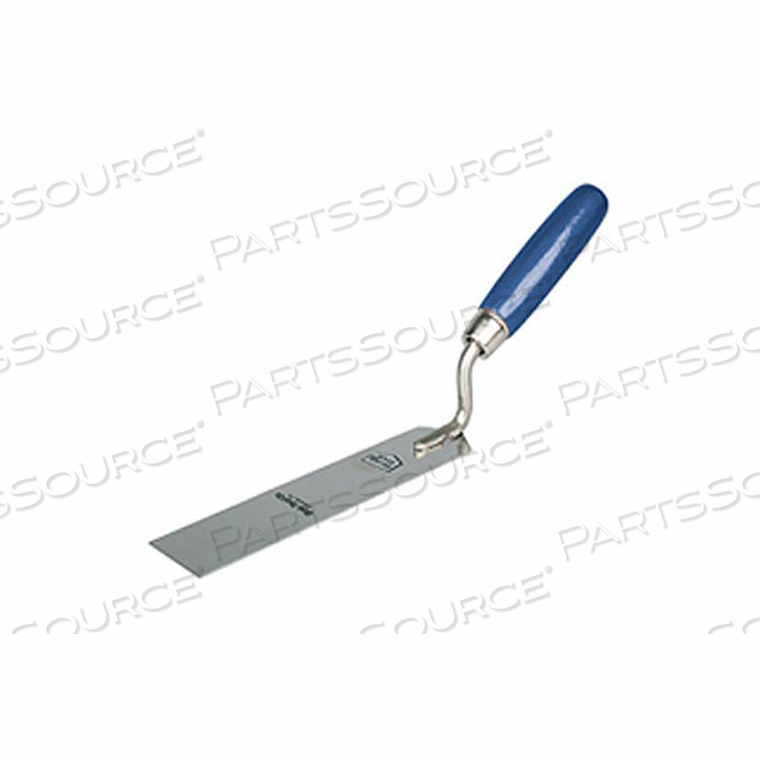 6"L X2"W PRO CARBON STEEL MARGIN TROWEL, WOOD HANDLE by Bon Tool Co.