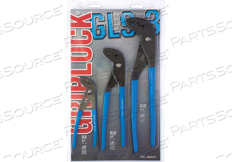 TONGUE AND GROOVE PLIER SET DIPPED 3PCS. by Channellock Inc.