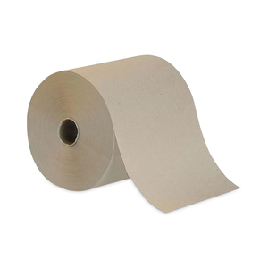 HARDWOUND TOWEL, 1-PLY, BROWN, 800 FT, 6 ROLLS/CARTON by Baseline