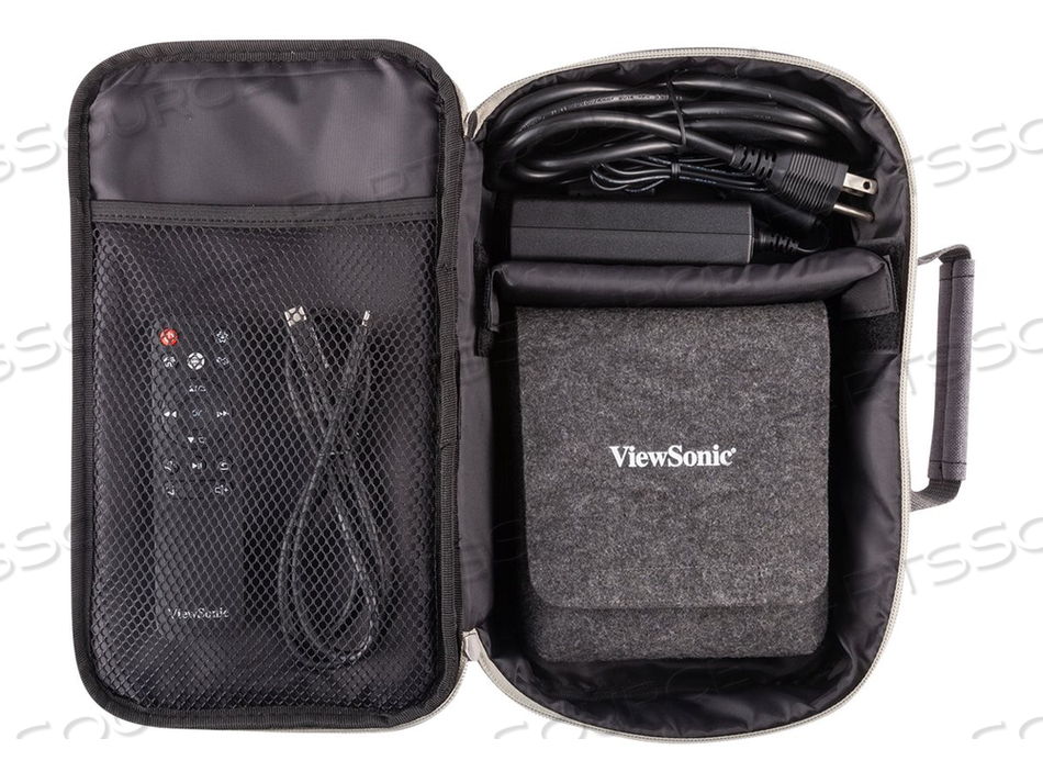 VIEWSONIC PROJECTOR CARRY CASE, GREY (160X290X80 MM). COMPATIBLE WITH M1, M1P, M by ViewSonic