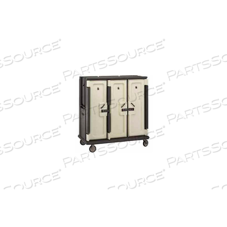 MEAL DELIVERY CART TALL PROFILE, 3 DOORS, 60 X 29-1/4 X 63-5/8, GRAY by Cambro