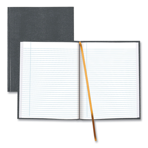 EXECUTIVE NOTEBOOK WITH RIBBON BOOKMARK, 1 SUBJECT, MEDIUM/COLLEGE RULE, COOL GRAY COVER, (75) 10.75 X 8.5 SHEETS by Blueline