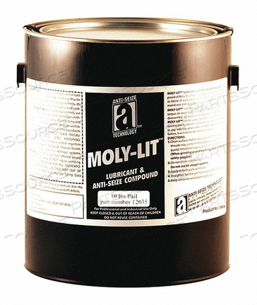 ANTI SEIZE MOLY PASTE 10 LB PAIL by Anti-Seize Technology ANTI SEIZE MOLY PASTE 10 LB PAIL by Anti-Seize Technology