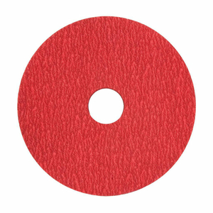 RESIN FIBER DISC, CERAMIC, 5" X 7/8", 36 GRIT by VSM