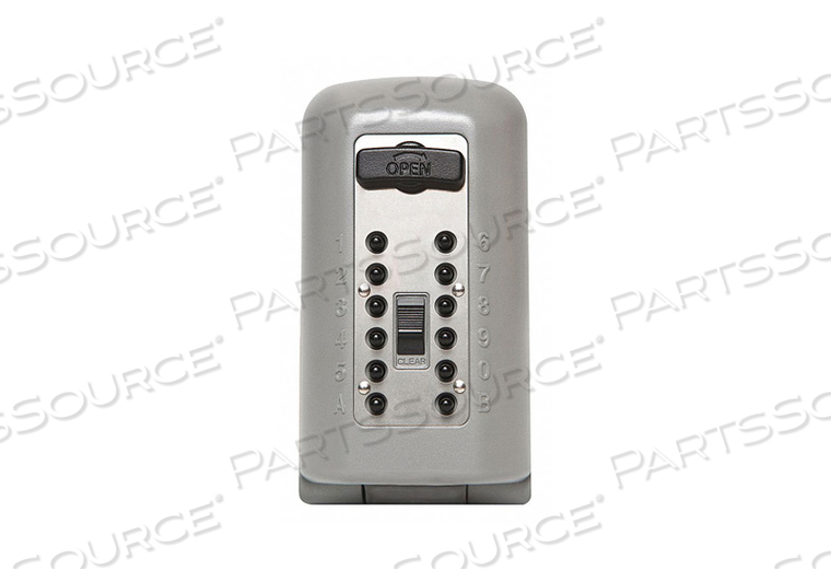 LOCK BOX TITANIUM PUSH BUTTON 5 KEYS by Kidde