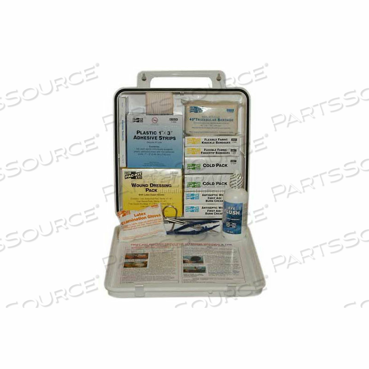 #50 ANSI PLUS WEATHERPROOF PLASTIC FIRST AID KIT by Pac-Kit #50 ANSI PLUS WEATHERPROOF PLASTIC FIRST AID KIT by Pac-Kit