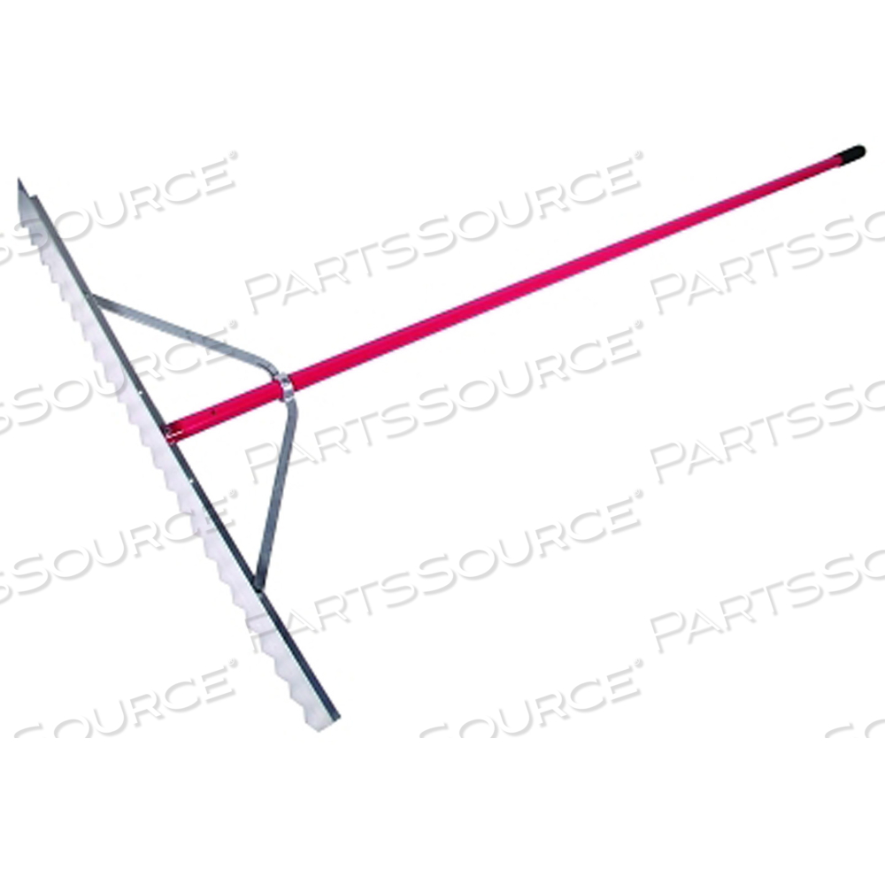 ASPHALT LUTE RAKE, 36 IN ALUMINUM BLADE, 82 IN ALUMINUM HANDLE by Razor-Back ASPHALT LUTE RAKE, 36 IN ALUMINUM BLADE, 82 IN ALUMINUM HANDLE by Razor-Back