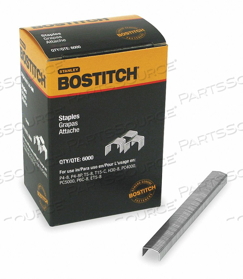 POWER CROWN STAPLES 1/4 IN PK6000 by Bostitch POWER CROWN STAPLES 1/4 IN PK6000 by Bostitch