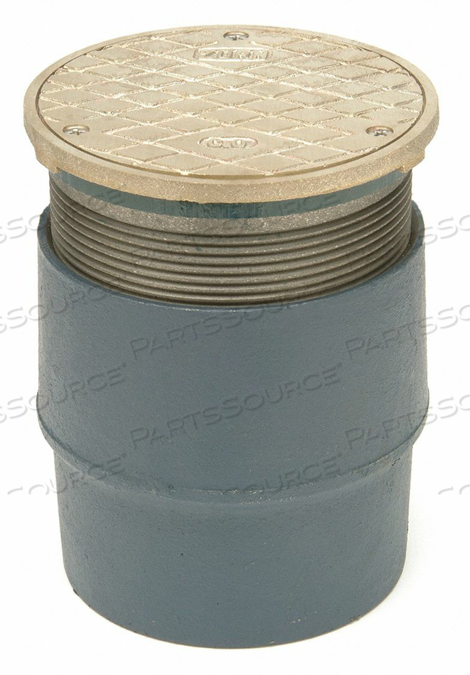 CLEANOUTS FLOOR 4-3/4 IN.L X 4-3/4 IN.H by Zurn Industries LLC CLEANOUTS FLOOR 4-3/4 IN.L X 4-3/4 IN.H by Zurn Industries LLC