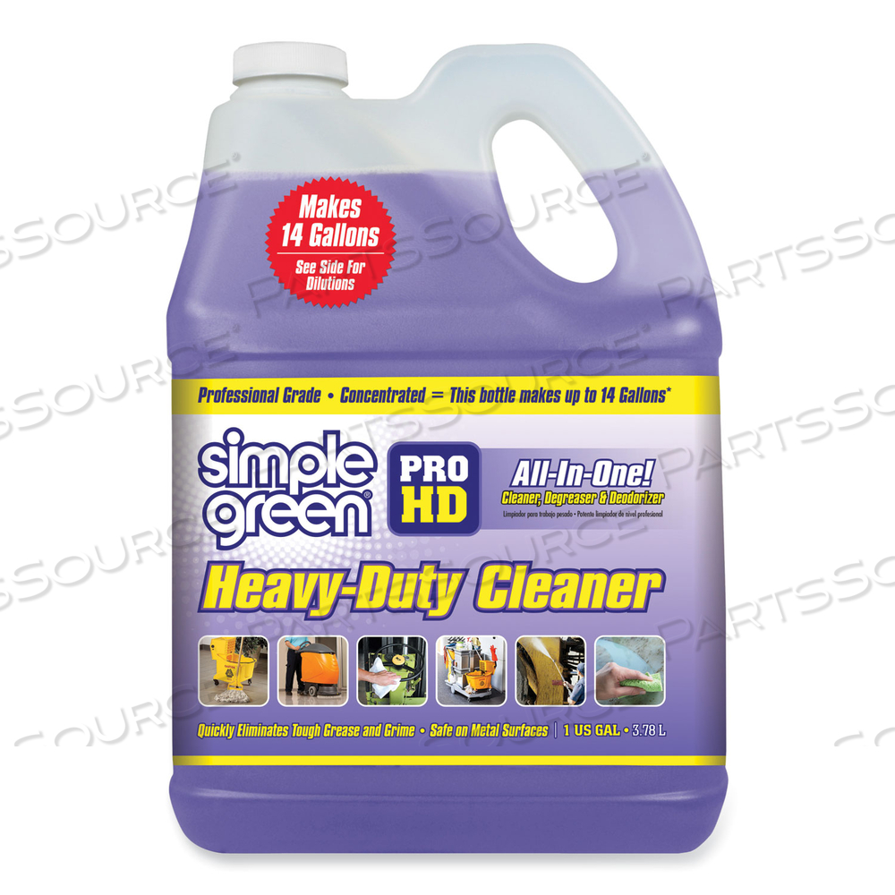 13421 SIMPLE GREEN CLEANER, PRO HD, BIODEGRADABLE, 1 GAL, BOTTLE by Simple Green