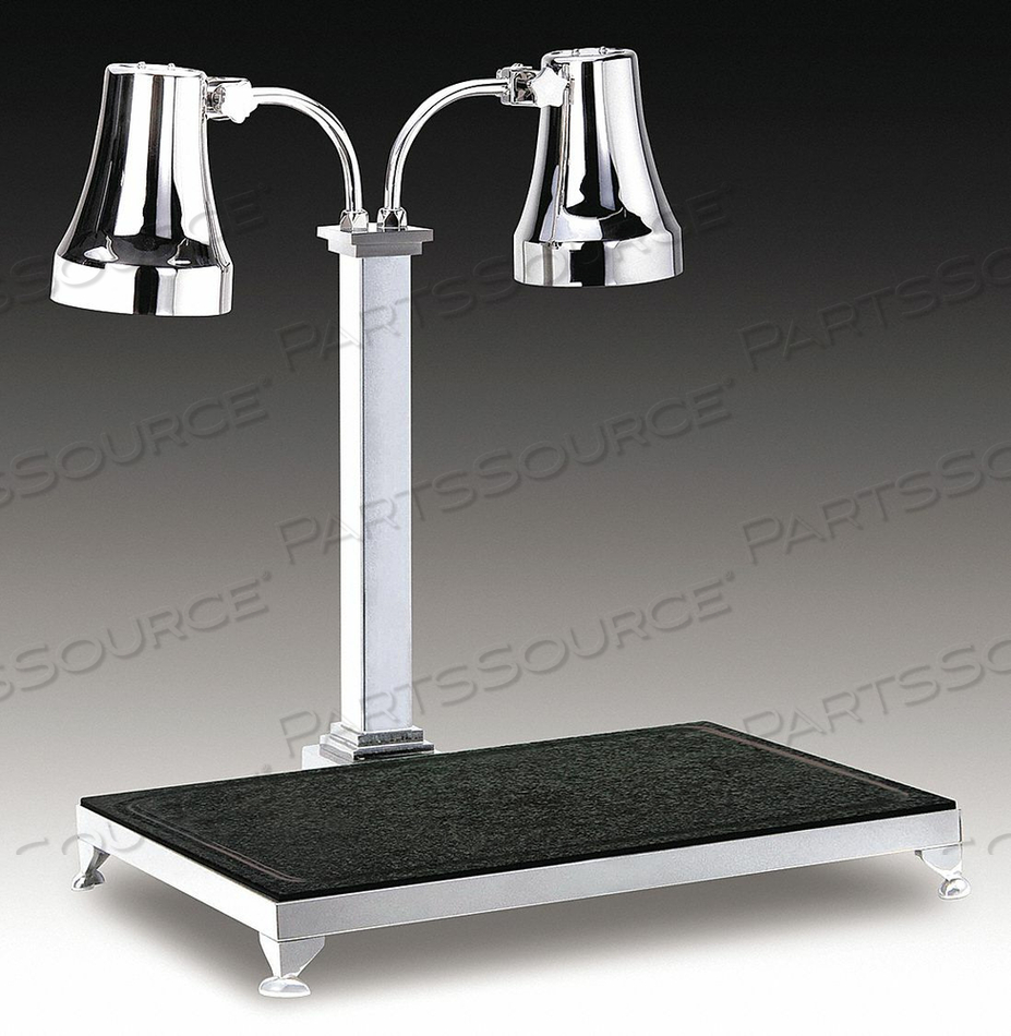 CARVING STATION BRUSHED DUAL HEAT LAMP by Spring USA