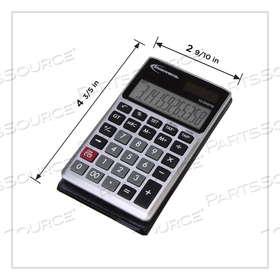 15922 POCKET CALCULATOR, 12-DIGIT LCD by Innovera