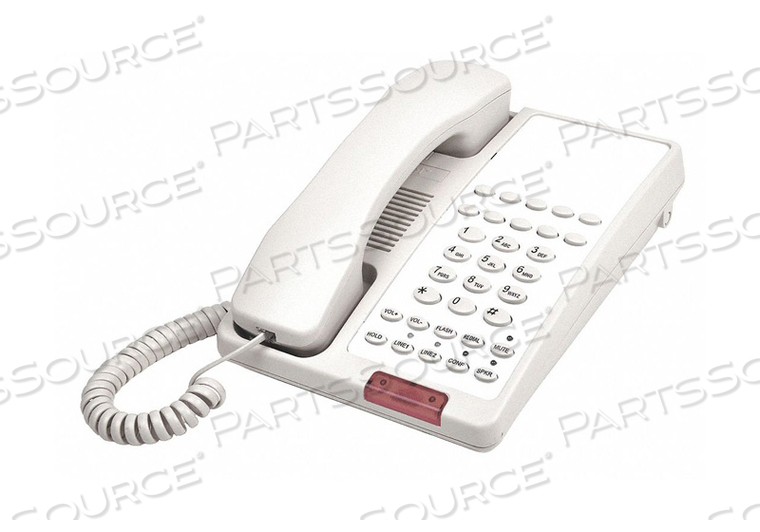 HOSPITALITY PHONE ANALOG WALL/DESK CREAM by Bittel