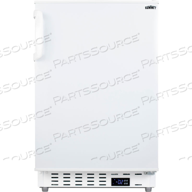 BUILT-IN UNDERCOUNTER ADA FULL FREEZER, WHITE 19-3/4" W by Summit Appliance (Div. of Felix Storch, Inc.) BUILT-IN UNDERCOUNTER ADA FULL FREEZER, WHITE 19-3/4" W by Summit Appliance (Div. of Felix Storch, Inc.)