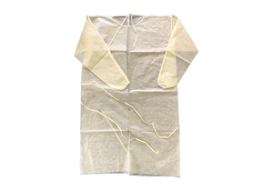 PROTECTIVE PROCEDURE GOWN, ONE SIZE FITS MOST, YELLOW, NONSTERILE, DISPOSABLE (100/CS) by Cypress