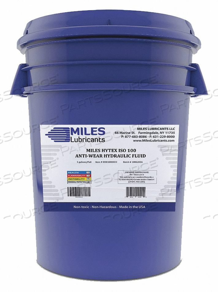 OIL 100 30W PAIL 35 LB. AMBER by Miles Lubricants