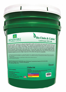 LUBRICANT PAIL YELLOW 5 GAL. by Renewable Lubricants