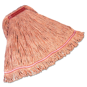 SUPER STITCH BLEND MOP, LARGE, RED, COTTON/SYNTHETIC BLEND by Rubbermaid Medical Division