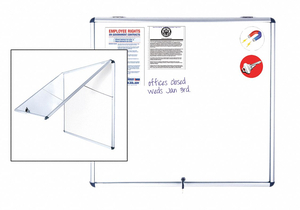 ENCLOSED BULLETIN BOARD 38 W 47 H by Bi-Silque Visual Communication Products ENCLOSED BULLETIN BOARD 38 W 47 H by Bi-Silque Visual Communication Products