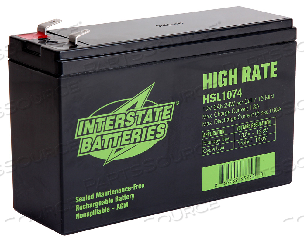 12V 24.0W SLA 187/250 HIGHRATE 