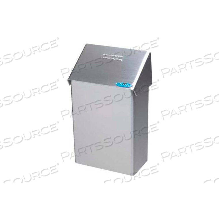 SURFACE MOUNTED SANITARY NAPKIN DISPOSAL - STAINLESS by Frost Products Ltd