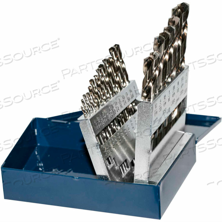 COBALT DRILL BIT 21 PIECE SET - 135 - 1/16" TO 1/2" BY 32NDS by Century Drill And Tool