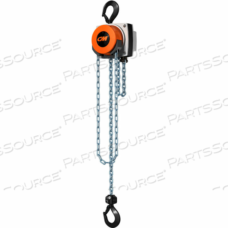 HURRICANE 360 HAND CHAIN HOIST, 1 TON, 15 FT. LIFT by Columbus McKinnon HURRICANE 360 HAND CHAIN HOIST, 1 TON, 15 FT. LIFT by Columbus McKinnon