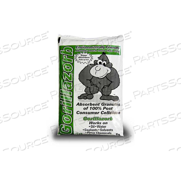 UNIVERSAL CELLULOSE GRANULAR ABSORBENT, 25 LB. BAG by Evolution Sorbent Product