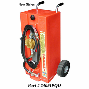 POLY EVACUATION 28-GALLON GAS CADDY, STNDRD PUMP, UN/DOT APPROVED by Todd USA