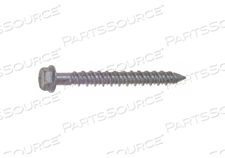 CONCSCRW HEXWASHR SS 1/4 D 2-1/4 L PK100 by Red Head