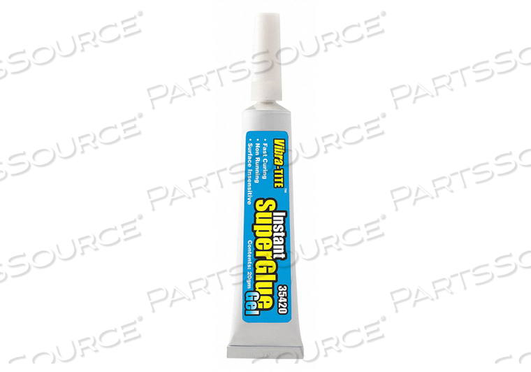 INSTANT ADHESIVE CLEAR TUBE 20G by Vibra-Tite INSTANT ADHESIVE CLEAR TUBE 20G by Vibra-Tite