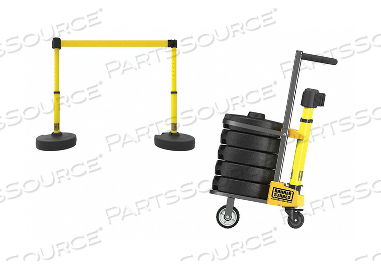 PLUS CART PKG BLANK YELLOW BANNER by Banner Stakes PLUS CART PKG BLANK YELLOW BANNER by Banner Stakes