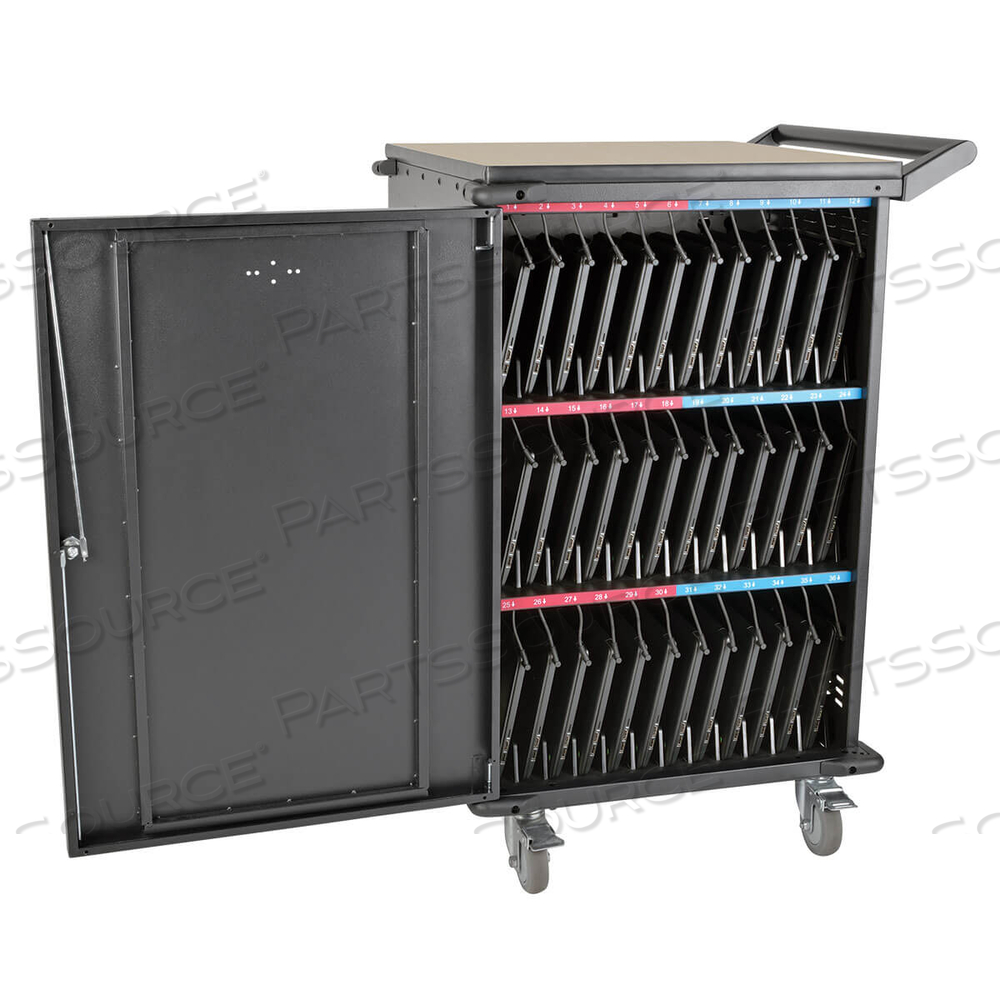 36-PORT AC CHARGING CART STORAGE STATION CHROMEBOOK LAPTOP TABLET by Tripp Lite 36-PORT AC CHARGING CART STORAGE STATION CHROMEBOOK LAPTOP TABLET by Tripp Lite