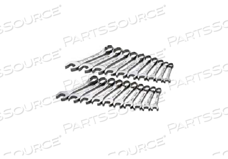 WRENCH SET, STEEL, CHROME VANADIUM, 20 PIECES by Techni-Tool