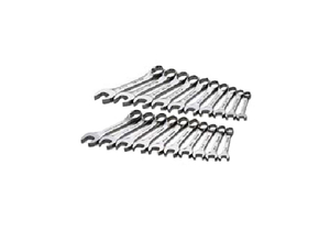 WRENCH SET, STEEL, CHROME VANADIUM, 20 PIECES by Techni-Tool