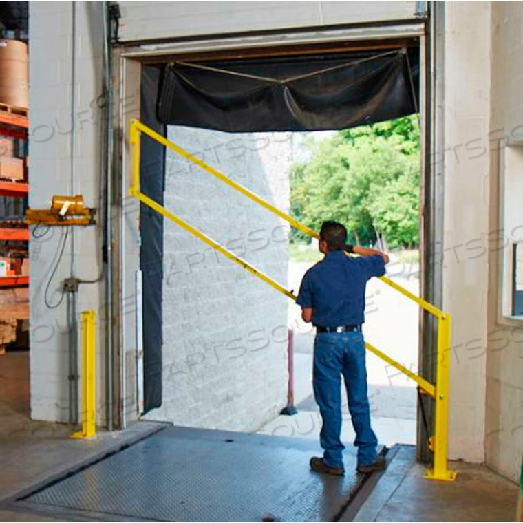 DG SERIES CARBON STEEL DOCK GATE, FITS 10 FT. CLEAR OPENING, SAFETY YELLOW by Fabenco Inc. DG SERIES CARBON STEEL DOCK GATE, FITS 10 FT. CLEAR OPENING, SAFETY YELLOW by Fabenco Inc.