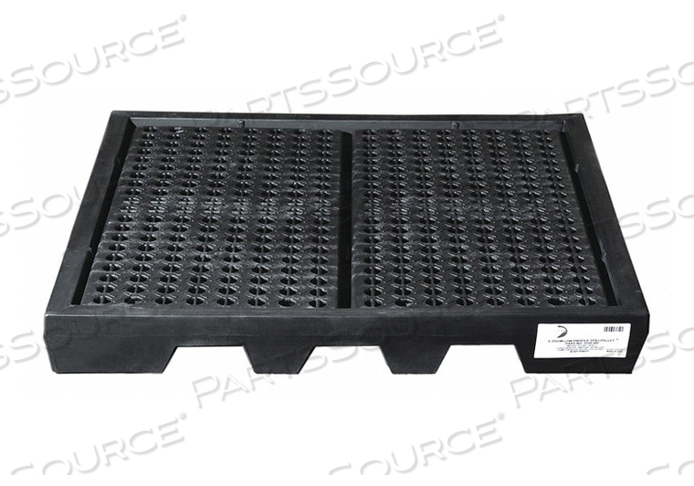 BLACK DIAMOND 4 DRUM SPILLPALLET - LOW PROFILE - 2000 LB. CAP. by Enpac