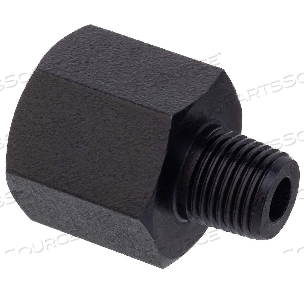 REDUCING ADAPTER, BLACK ZINC-PLATED BRASS, 1/2 IN X 3/8 IN FITTING PIPE SIZE, CLASS 1000 by Approved Vendor