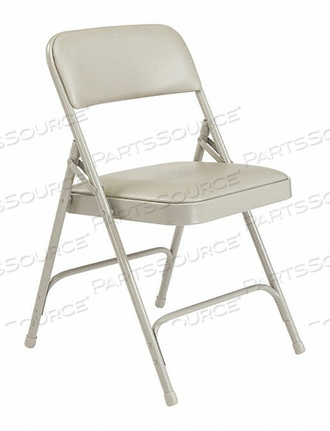 FOLDING CHAIR VINYL GRAY PK4 by National Public Seating FOLDING CHAIR VINYL GRAY PK4 by National Public Seating