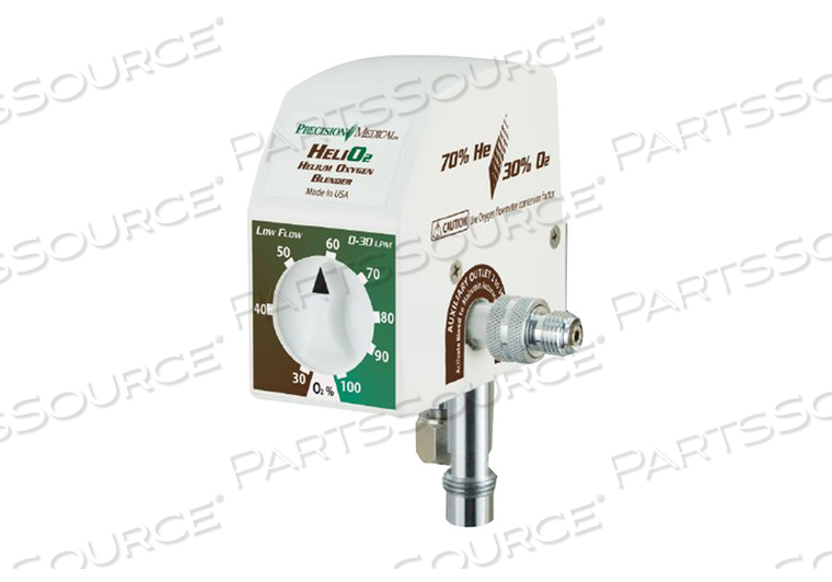 2.3 W X 4.9 D X 4.1IN H HELIUM OXYGEN HIGH-FLOW BLENDER by Precision Medical, Inc.