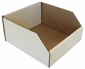 CORRUGATED SHELF BIN 8IN.W 4-1/2IN.H by Packaging Corporation of America