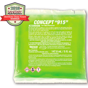 CONCEPT 915 ICE MELT RESIDUE REMOVER - 5 OZ. PACKS, 36 PACKS/CASE by Stearns Packaging Corporation CONCEPT 915 ICE MELT RESIDUE REMOVER - 5 OZ. PACKS, 36 PACKS/CASE by Stearns Packaging Corporation