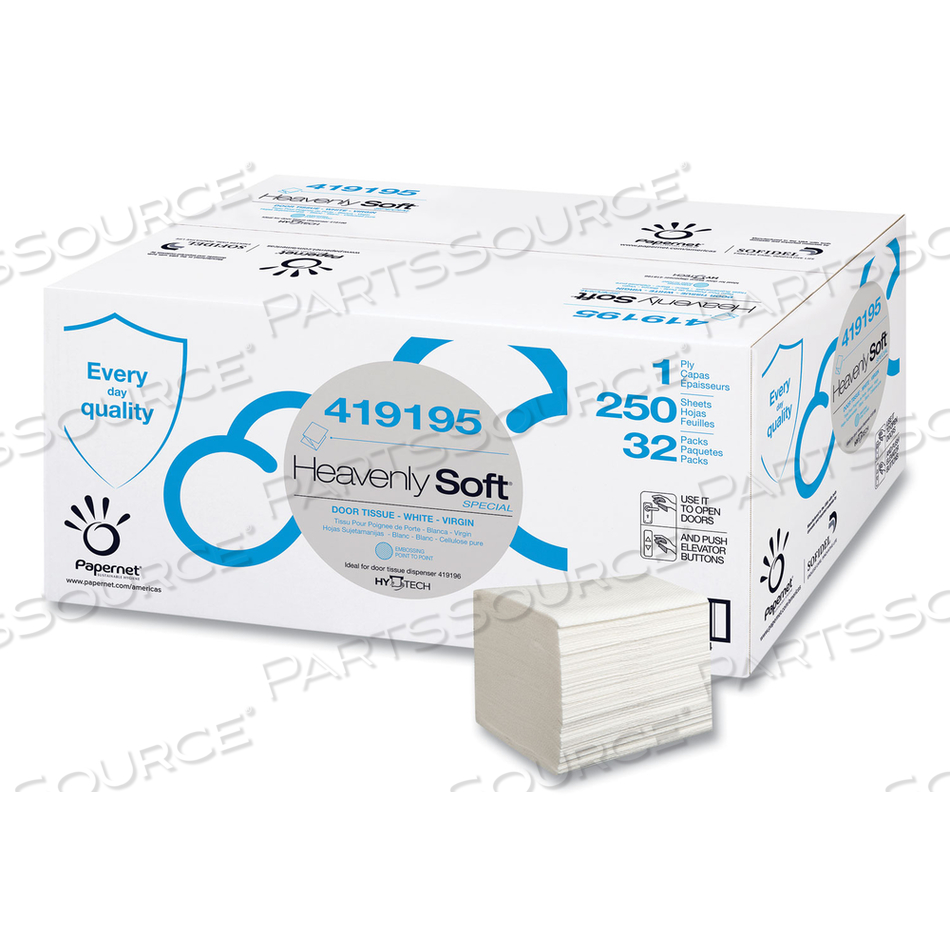 HEAVENLY SOFT MULTI-FOLD TOWEL, SPECIAL, 1-PLY, 4.1 X 5.1, WHITE, 250/PACK, 32 PACKS/CARTON 