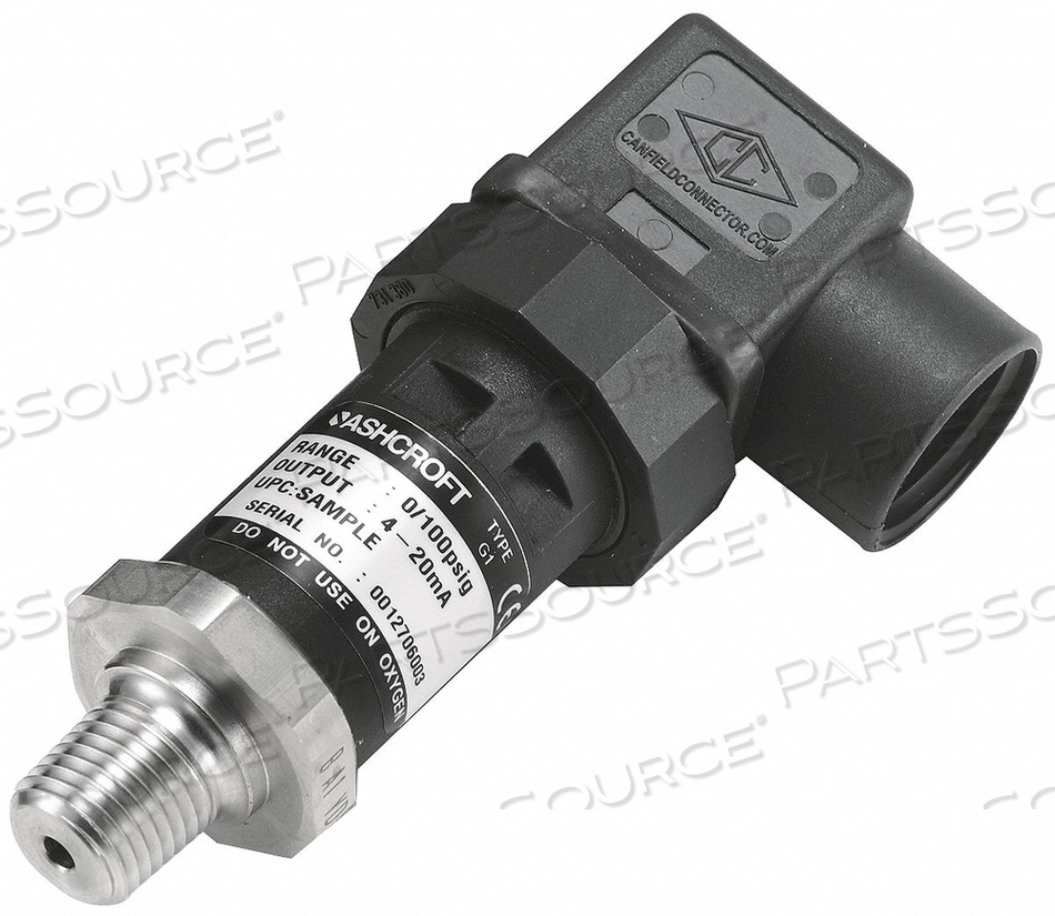 D3852 PRESSURE TRANSDUCER RANGE 0 TO 300 PSI by Ashcroft Inc. D3852 PRESSURE TRANSDUCER RANGE 0 TO 300 PSI by Ashcroft Inc.