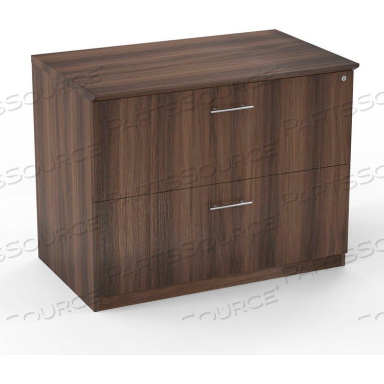 MEDINA SERIES 2 DRAWER LATERAL FILE TEXTURED BROWN SUGAR 