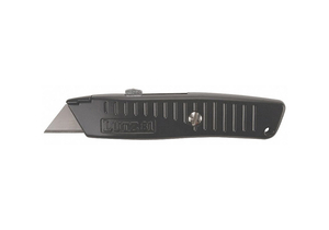 UTILITY KNIFE RETRACTABLE 1-1/2INL BLACK by Lutz Tools