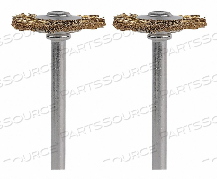 BRASS BRUSH 3/4IN. DIA. 1-11/16IN. L PK2 by Dremel BRASS BRUSH 3/4IN. DIA. 1-11/16IN. L PK2 by Dremel
