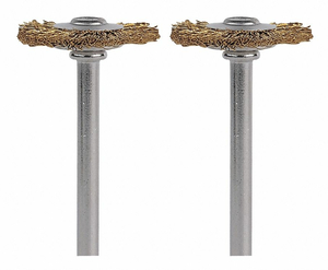 BRASS BRUSH 3/4IN. DIA. 1-11/16IN. L PK2 by Dremel BRASS BRUSH 3/4IN. DIA. 1-11/16IN. L PK2 by Dremel