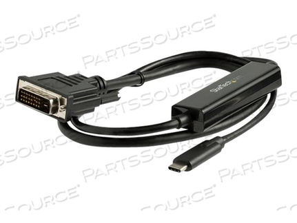 3.3 FT. / 1 M USB C TO DVI CABLE AND ADAPTER IN ONE - 1920 X 1200 DVI CABLE - BL by StarTech.com Ltd.